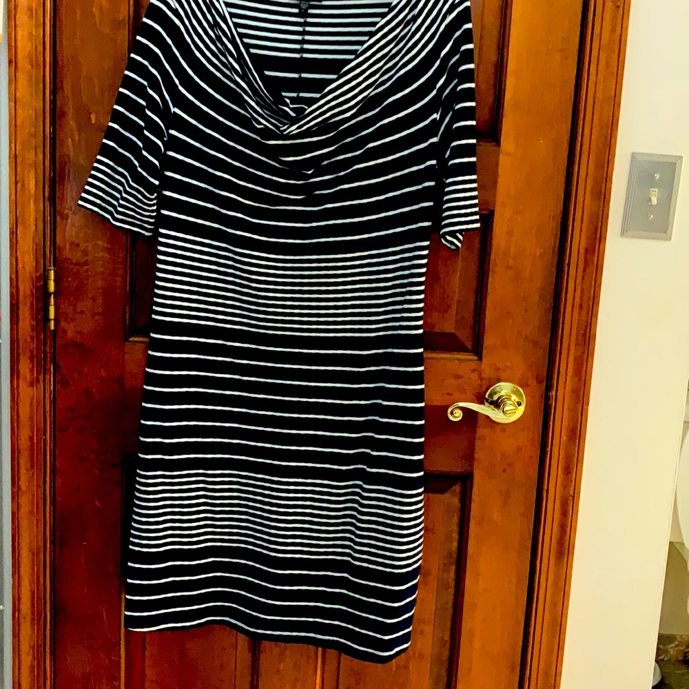 A Pea In the Pod stretch maternity dress